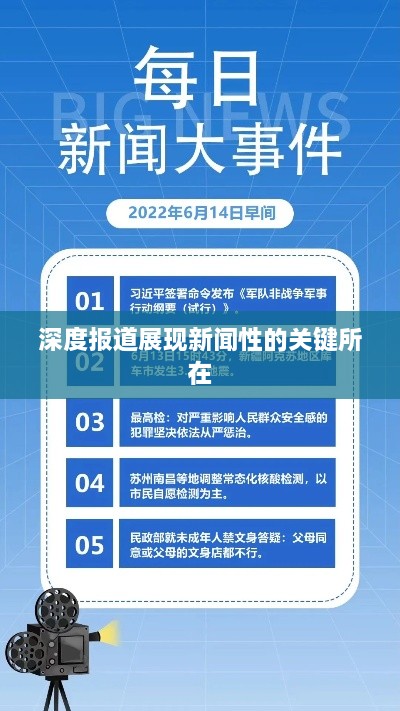 深度报道展现新闻性的关键所在