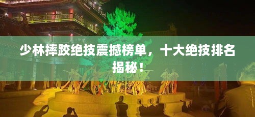 少林摔跤绝技震撼榜单，十大绝技排名揭秘！
