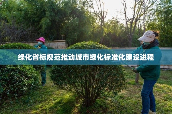 绿化省标规范推动城市绿化标准化建设进程