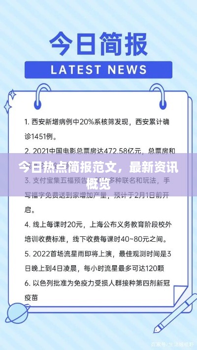 今日热点简报范文，最新资讯概览