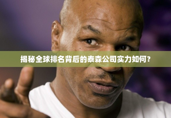 揭秘全球排名背后的泰森公司实力如何？