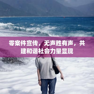零案件宣传，无声胜有声，共建和谐社会力量显现